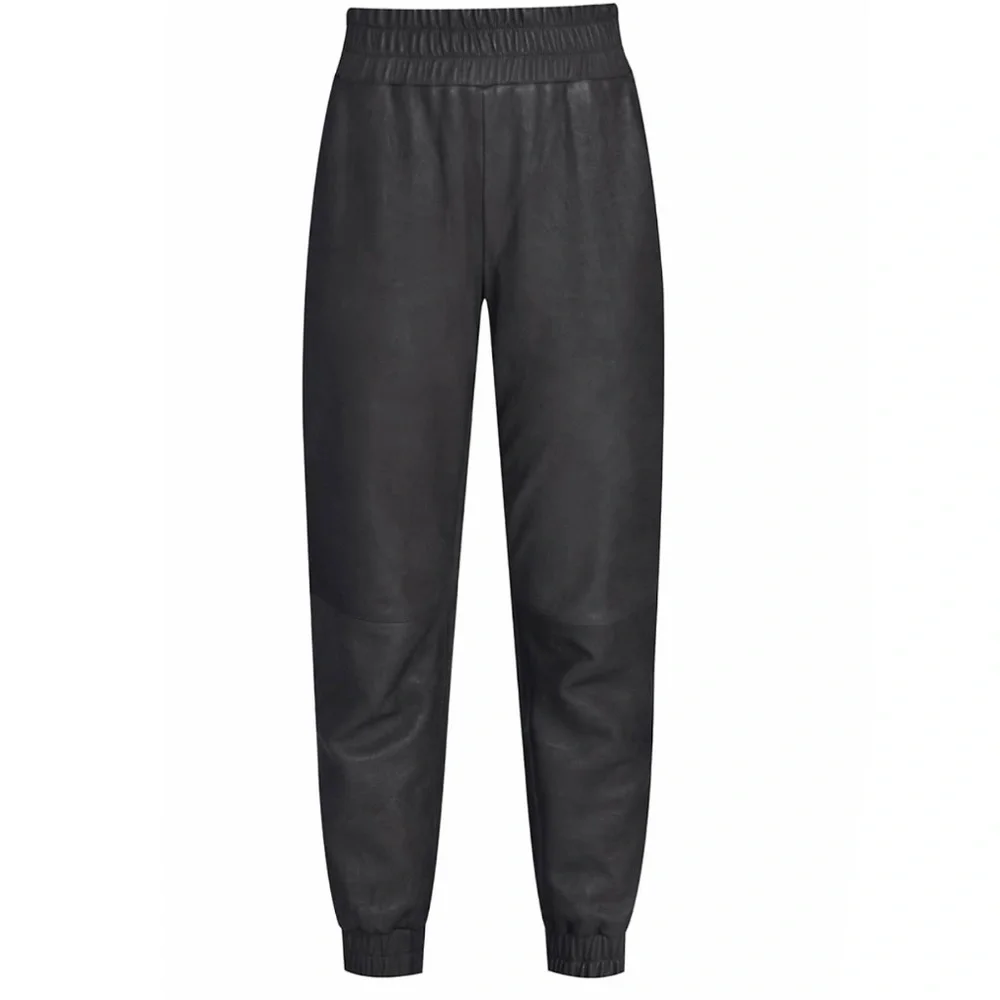 VERONICA BEARD Wasia leather jogger - Picture 3 of 14